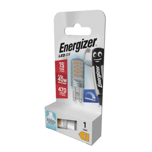 Energizer LED G9 4.2w 470lm Dimmable - 6500k