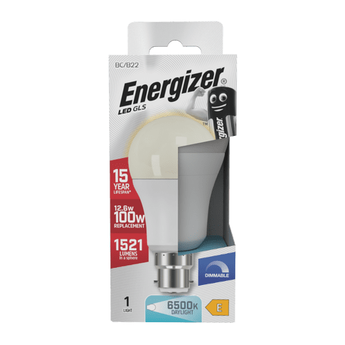 Energizer LED GLS B22 6500k Dimmable 12.6w - 1521lm
