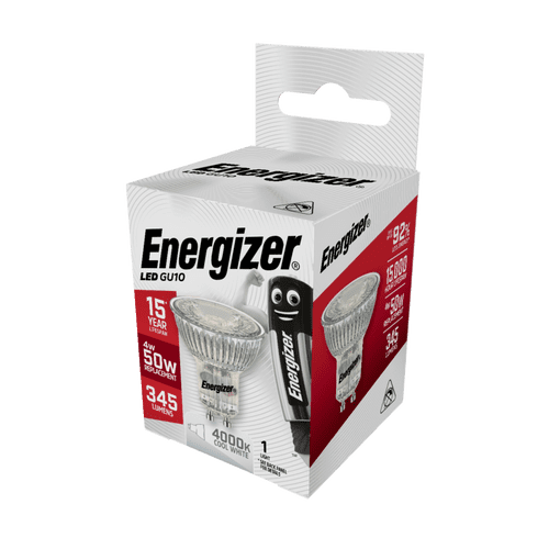 Energizer LED GU10 Cool White 36" - 4w 345lm