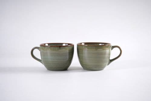 Eurosonic XR Reactive Glaze Mug - 16oz Green
