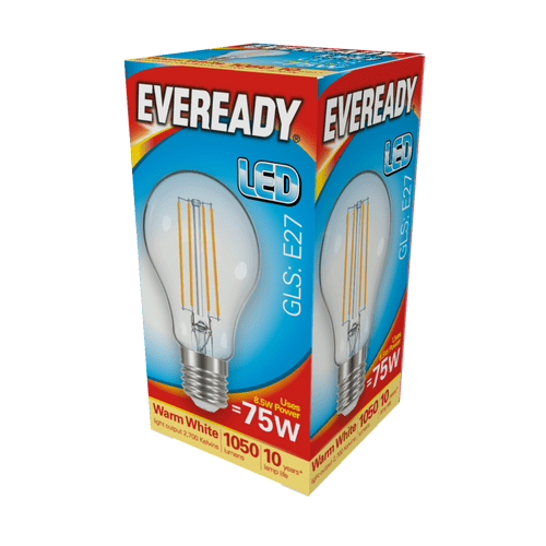 Eveready LED Filament GLS E27 1050LM ES - 8.5W 27000K