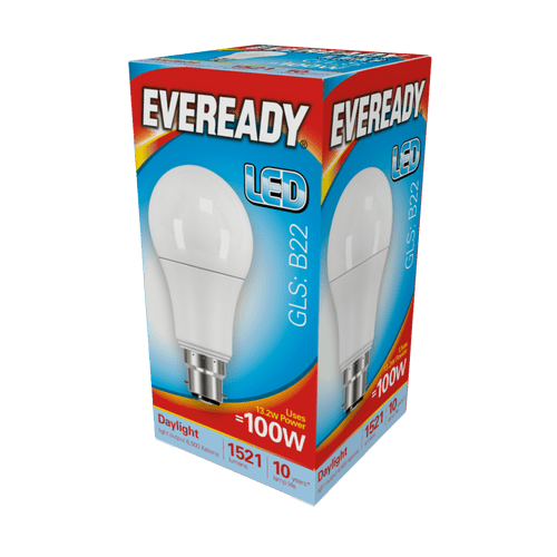 Eveready LED GLS 14w - 1560lm Daylight 6500k B22