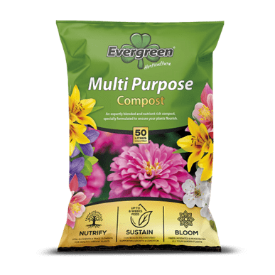 Evergreen Irish Horticulture Multi Purpose Compost - 50LTR