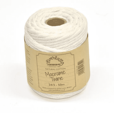 Everlasto 34/3 Nat Cotton Macrame Twine