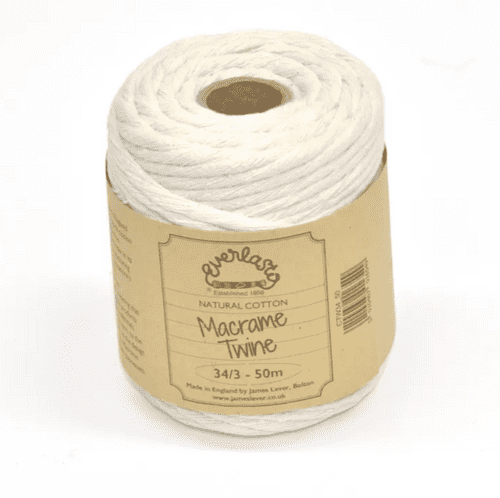 Everlasto 34/3 Nat Cotton Macrame Twine