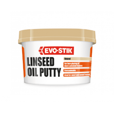Evo-Stik Linseed Oil Putty Natural (Select Size)