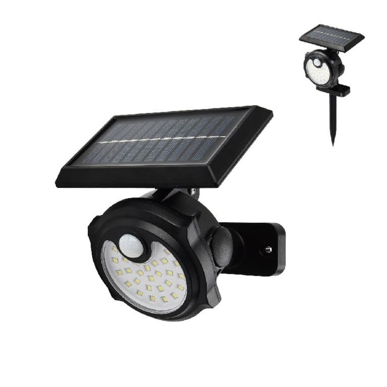 Extrastar Extrastar Solar LED Flood Light With PIR - 3 7w