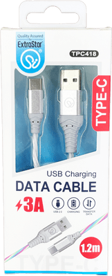 Extrastar Type C Charging Data Cable L/Up - 1.2m
