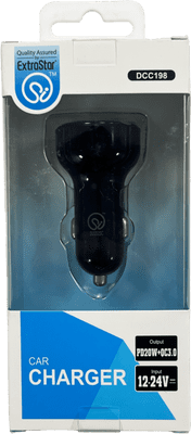 Extrastar Type-C +USB Car Charger PD20w
