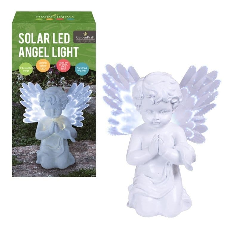 Engel Light GardenKraft Solar Led Angel - Light
