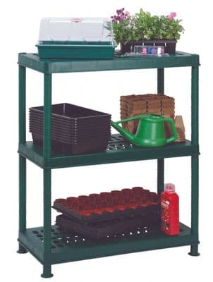 Garland Greenhouse 3 Shelf Unit Ventilated - 80cm