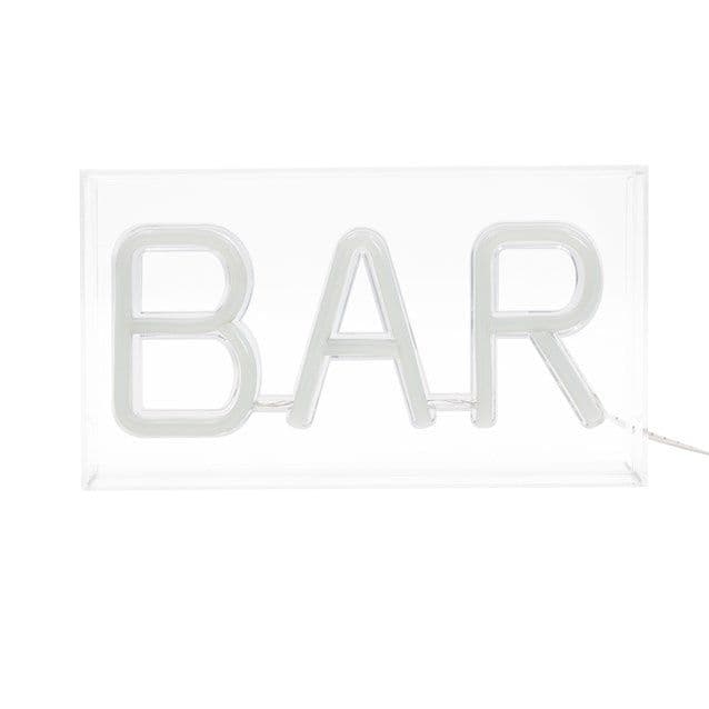 Global Gizmos Acrylic Box Neon Light Bar