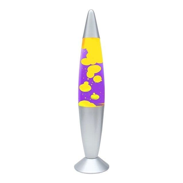 Purple and deals yellow lava lamp