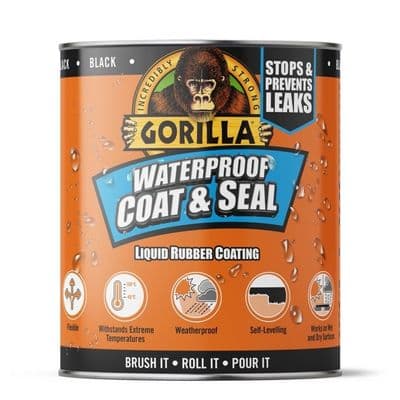 Gorilla Waterproof Coat & Seal 473ml - Black