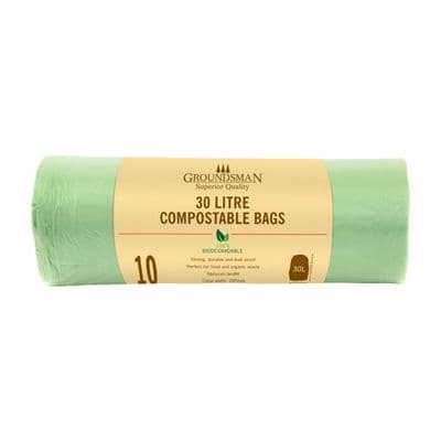 Groundsman Compostable Bag 30L - Roll 10