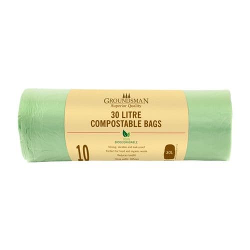 Groundsman Compostable Bag 30L - Roll 10