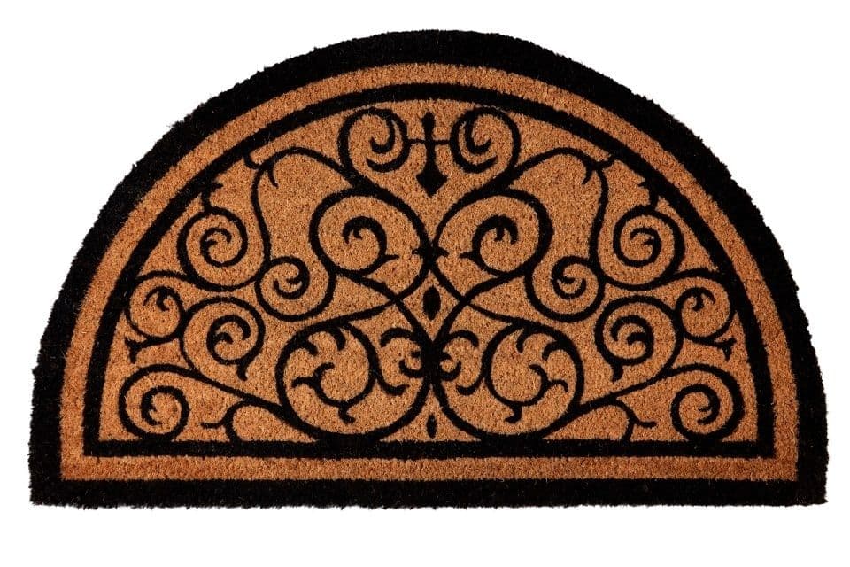 Groundsman Half Moon Coir Mat 45x75