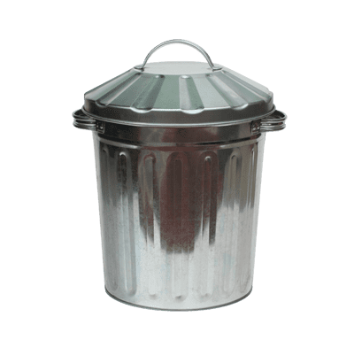 Groundsman Mini Galvanised Bin