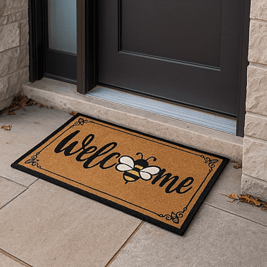 Groundsman - Welcome Bee Coir Mat (40x70)