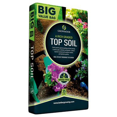 Growmoor - Rich & Organic Top Soil - 35L