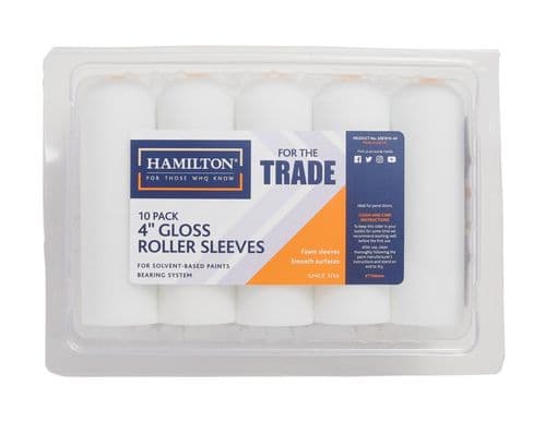 Hamilton For The Trade Mini Foam Roller Sleeves Pack 10 - 4"
