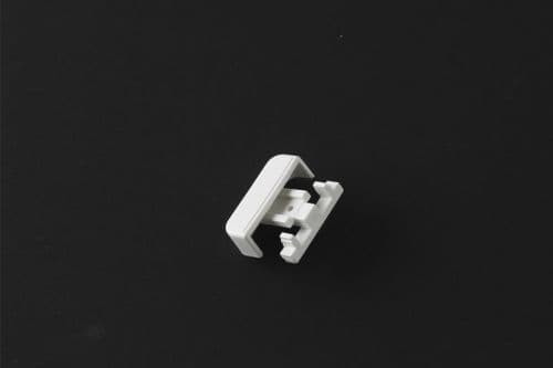 Harrison Drape Standard Drape End Stops - White, Pack of 2