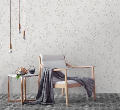 Holden Decor Amelio Dove Grey Trail 35703 Wallpaper