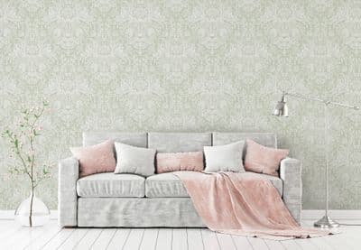 Holden Decor Harlen Sage Woodland 90162 Wallpaper