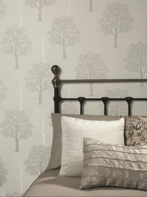 Holden Decor Ornella Tree Grey 35253 Wallpaper