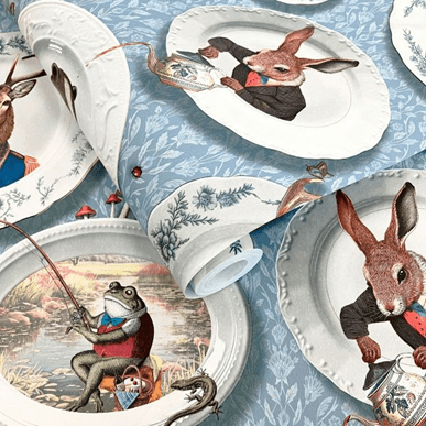 Holden Decor - Vintage Tea Party - Blue - 13941