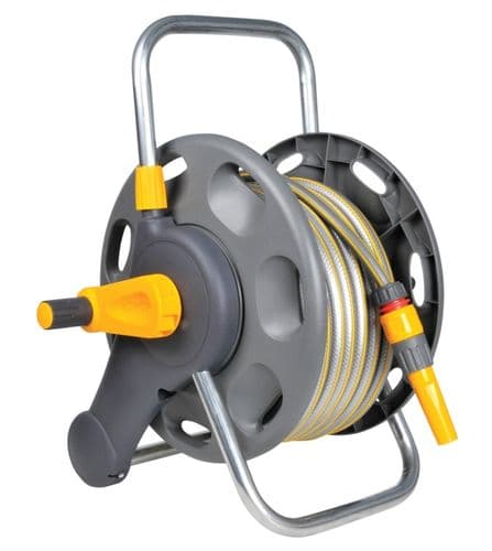 Hozelock 2 in 1 Assembled Reel - With 25m Hose