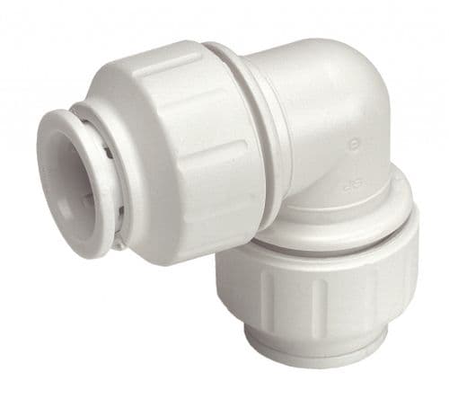 JG Speedfit Equal Elbow Connector - 22mm Pack 5 - White