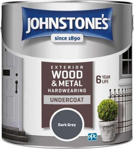 Johnstone's Exterior Undercoat 2.5L - Dark Grey