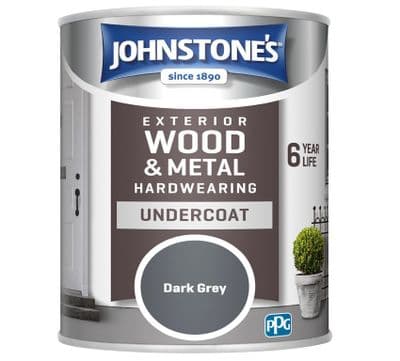 Johnstone's Exterior Undercoat 750ml - Dark Grey