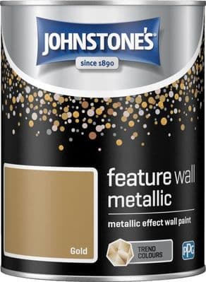 Johnstone's Feature Wall Metallic 1.25L - Gold