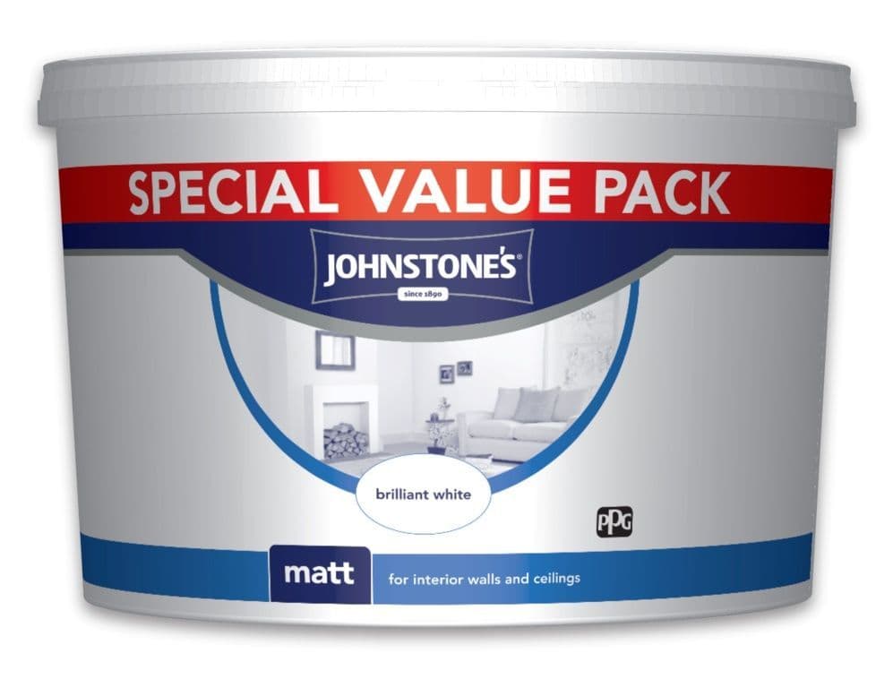 Johnstone s Matt 7 5L Brilliant White