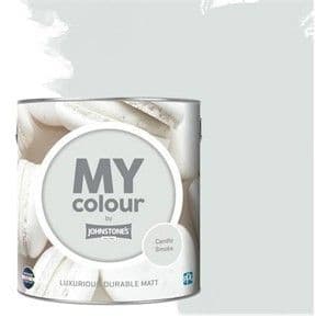 Johnstone's My Colour Durable Matt Paint Candle Smoke - 2.5L