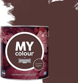 Johnstone's My Colour Durable Matt Paint Enchanting Eggplant - 2.5L