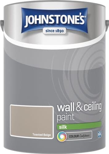 Johnstone's Wall & Ceiling Silk 5L - Toasted Beige