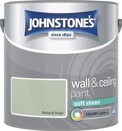 Johnstone's Wall & Ceiling Soft Sheen 2.5L - Natural Sage