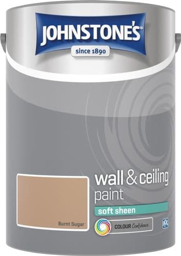 Johnstone's Wall & Ceiling Soft Sheen 5L - Burnt Sugar