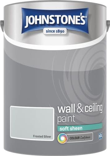 Johnstone's Wall & Ceiling Soft Sheen 5L - Frosted Silver