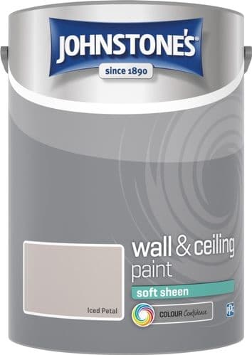 Johnstone's Wall & Ceiling Soft Sheen 5L - Iced Petal