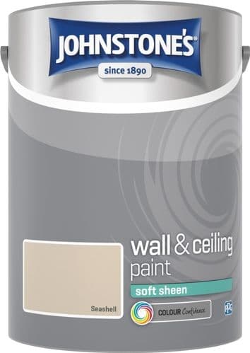 Johnstone's Wall & Ceiling Soft Sheen 5L - Seashell
