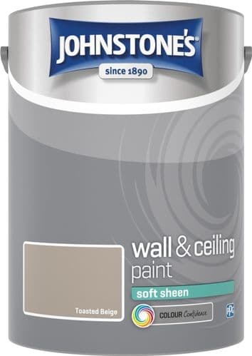 Johnstone's Wall & Ceiling Soft Sheen 5L - Toasted Beige