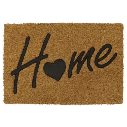 JVL Embossed Coir Home - 40 x 60cm