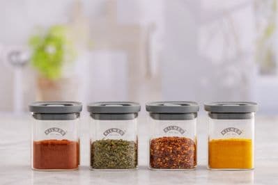 Kilner Fresh Storage Spice Jar Set - 4 Piece