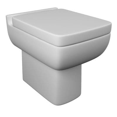 Kvit - Back To Wall WC Pan - White