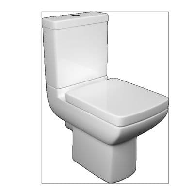 Kvit - Pure Closed Coupled Pan - 600mm