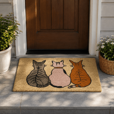 Likewise - 3 Cats Coir Mat (75x45)